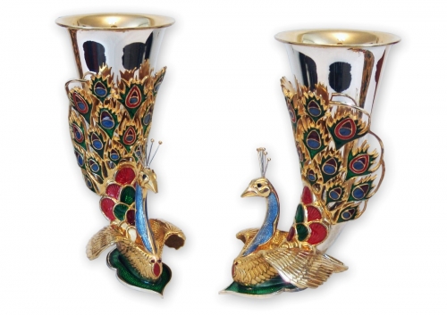 s-231.       <br>                    Ritons «Bakhut couscous».   <br>  925 silver. 1260 grams. Gilding. Enamel.