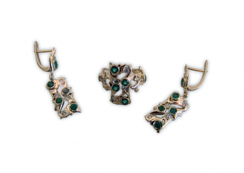 К-349.  <br> Kit. <br> 585 gold.
